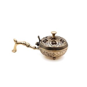 Elegante Incensario de Latón Loban Dan y Porta Incienso para el Hogar, Hotel, Bodas y Restaurantes, Aromático - Product Image 3