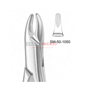 SIGAL MEDCO SM-50-1050 201 Pinzas de Extracción Dental Manuales para Incisivos Superiores, Caninos y Premolares, Acero Inoxidable Alemán Clase II - Product Image 2