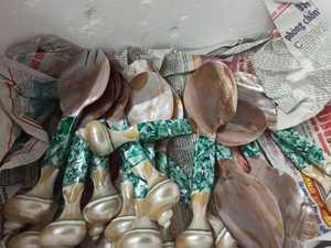 Cuillère en nacre du Vietnam, finition naturelle, lisse et polie, artisanale, disponible en gros pour les grands distributeurs - Product Image 5