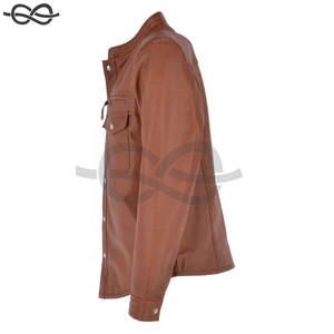 Genuine Leather <b>Jackets</b> Stylish Men's Fashion Handcrafted Premium Quality Apparel Winter Collection Warm up - Product Image 4