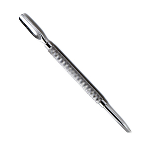 Empujador de cutículas de manicura ligero de acero inoxidable profesional, herramienta de belleza de grado de salón reutilizable duradera de doble uso competitiva - Product Image 4