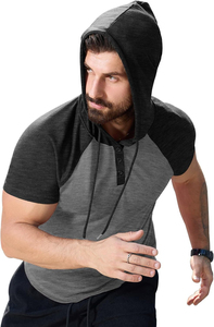 Venta al por mayor de los hombres de invierno con capucha camiseta con cremallera transpirable suave tela ligera logotipo personalizado e impresión - Product Image 5
