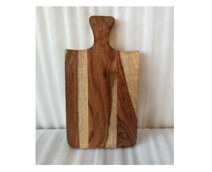 Planche à charcuterie en bois d'acacia avec poignée planche à découper en forme de rectangle outils de cuisine sur mesure - Product Image 4