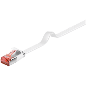 CAT 6 U/FTP White Flat <b>Patch</b> <b>Cable</b> 0.25m for Efficient <b>Cable</b> Management & Accessories - Product Image 2