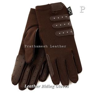 Gants d'équitation en cuir personnalisés Gants de style confortable de qualité supérieure pour hommes Gants souples d'extérieur parfaits pour un usage quotidien - Product Image 5