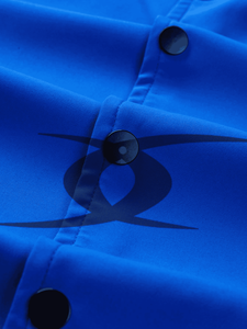 Venta al por mayor de los hombres botón Letterman Varsity chaquetas de piel de oveja de béisbol personalizado bordado parches de cuero de punto de manga de invierno - Product Image 5