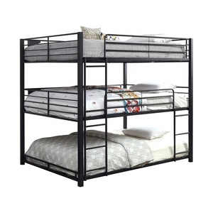 Lit superposé en métal à <span class=keywords><strong>3</strong></span> <span class=keywords><strong>niveaux</strong></span> pour trois personnes, design moderne, mobilier de chambre à coucher - Product Image 5