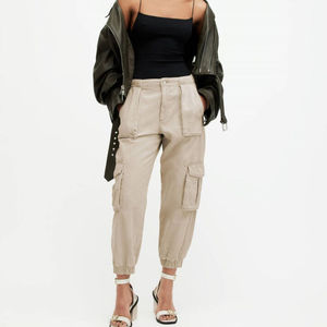 กางเกงวอร์มผ้าฟลีซเอวสูงสำหรับผู้หญิง |   กางเกงจ็อกเกอร์เอวยางยืดแบบมีเชือกผูก |   เลกกิ้งผ้าฝ้าย 100% สำหรับฤดูหนาว สไตล์ลำลองแนวสตรีทแวร์ - Product Image 1