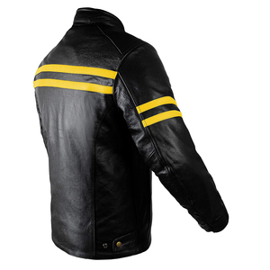 New arrival custom windproof casual <b>biker</b> motorcycle <b>men</b> leather <b>jackets</b> stylish fashion genuine leather <b>jackets</b> - Product Image 6