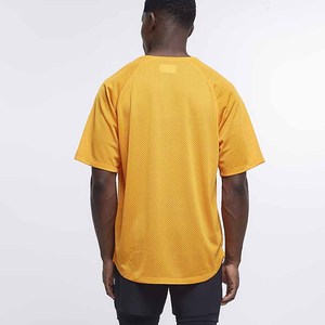 T-shirt à imprimé de lettres pour femmes Orange Prolific Regular Fit Mesh T Shirts - Product Image 1