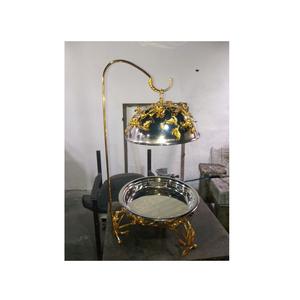 Plato de frotamiento de acero inoxidable para catering Premium con asas grandes y fácil acceso para servir a grandes grupos y fiestas - Product Image 2