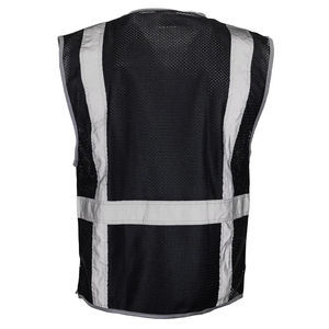 OEM Clothing Wholesale <b>Hi</b>-<b>Vis</b> Safety Vest Reflective Polyester Workwear for Security <b>Running</b> Safety Vest - Product Image 3