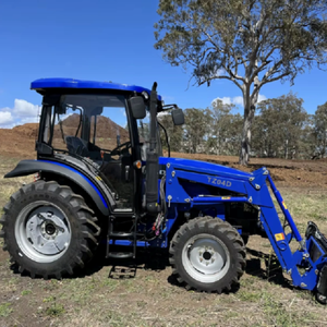 Tractor de Ruedas de 90 CV con Tracción en las 4 Ruedas, Transmisión de Engranajes, Caja de Cambios Automática con Motor, Bomba y Rodamiento para Uso Agrícola - Product Image 3