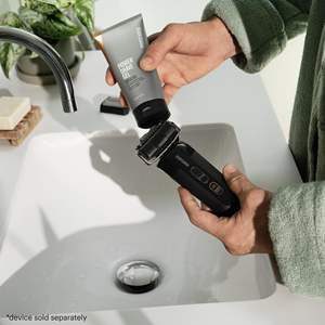 Kit de Afeitadora Eléctrica para Hombre con Cuchillas Intercambiables, Recortador de Barba y Vello, Gel de Afeitado Lavable y Repuestos para Después del Afeitado - Product Image 3