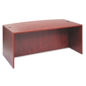 Coque de bureau à façade arquée de la série Alera Valencia ALEVA227236MC 71 pouces. X 41,38 pouces X 29,63 pouces Cerise moyenne durable - Product Image 1