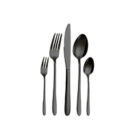 Ensemble de table en acier inoxydable noir ensemble de couverts ensemble de couverts boîte-cadeau matériel métal occasion mariage utilisation au meilleur prix