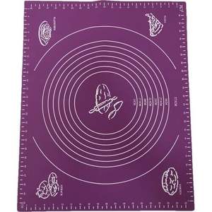 Mucit Home Tapete de Silicona para Amasar, Tamaño Grande, Morado - Product Image 1