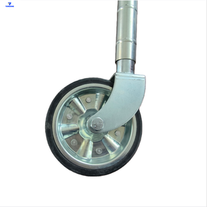 Roue de guidage de 8 pouces de style australien, à fixation par pince, tube nervuré de 50 mm, robuste, zinguée, pour <span class=keywords><strong>caravane</strong></span>, bateau, remorque - Product Image 2