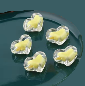 20MM 215 pezzi in acrilico trasparente con perline a cuore con foro di rana Spawn grosse perline distanziatrici larghe con perline rotonde interne colorate gioielli <span class=keywords><strong>Mak</strong></span> - Product Image 5