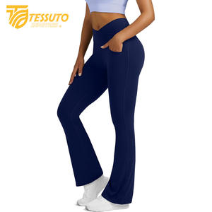 Short de course taille haute en coton/polyester pour femmes pour femmes Fitness Sports Yoga Pantalon avec doublure intérieure Séchage rapide - Product Image 2