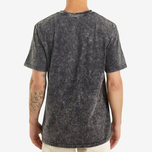 Camiseta de Algodón Premium con Lavado Ácido para Hombre, Cómoda para Uso Diario, Tela Suave Lavada, Material Transpirable, Ideal para Moda Urbana - Product Image 2