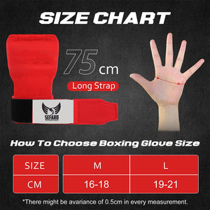 Envolturas rápidas de boxeo de alta calidad con logotipo y tamaño personalizados, envolturas rápidas de boxeo de último estilo más vendidas - Product Image 3