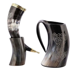 รถถังไวกิ้งสัตว์และศาสนาฮอร์นสัตว์และศาสนาเป็นมิตรต่อสิ่งแวดล้อมของแท้สำหรับปาร์ตี้มธุรสฮาโลวีน - Product Image 1