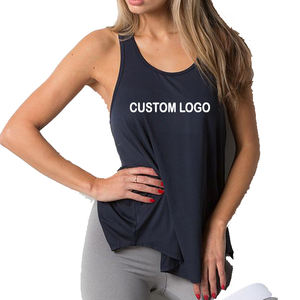 Camiseta sin mangas de algodón 100% tejido a precio económico para mujer, ropa deportiva, tops para fitness, entrenamiento, correr, gimnasio, OEM, personalizada, ropa casual, ¡gran oferta! - Product Image 3