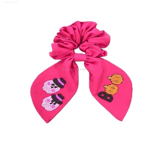 Personalizado elegante indio bordado a mano semilla con cuentas Scrunchies accesorio para el cabello corona con Scrunchies - Product Image 6