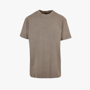 Haute qualité 100% coton tricoté surdimensionné lavé à l'acide T-shirt Vintage pour hommes personnalisé conception d'impression de pierre vierge - Product Image 2
