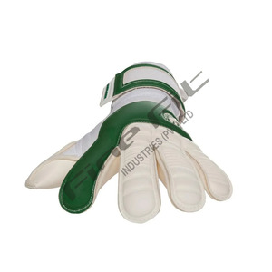 Qualité Pakistan Professionnel Personnalisé En Cuir Football Gardien Gants Antidérapant Crochet Boucle Fermeture Respirant Conception Doigt - Product Image 2