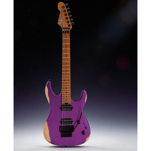 Guitare électrique For Finish, corps en aulne massif 3 pièces, manche en érable torréfié, micros H-H en acier, tremolo Floyd Rose, Jumbo Nickel - Product Image 4