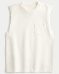 เสื้อกล้ามผู้ชายผ้าฝ้ายสุดฮิต น้ำหนักเบา ระบายอากาศดี มีกระเป๋าหน้า เหมาะสำหรับออกกำลังกายและใส่ลำลอง ผู้ผลิต OEM - Product Image 1