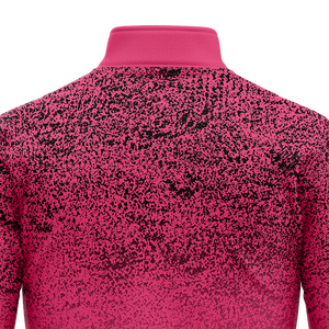 Sweat à capuche mi-zippé ample pour homme, vintage, uni, teint en pièce, en polaire polyester/coton respirant, brodé, pour l'hiver - Product Image 5