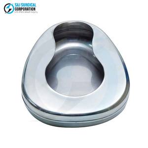 Bassin de lit manuel en acier inoxydable creux pour hôpital, conception sans couvercle, construction autoclavable pour un flux de travail de stérilisation efficace - Product Image 1