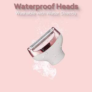 Afeitadora Eléctrica Portátil para Mujer, Resistente al Agua IPX7, Depilación Facial, Recortadora de Cejas y Bikini, Uso Corporal - Product Image 5