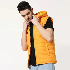 Chaleco Acolchado Informal Unisex, Resistente al Viento y al Agua, de Lona, Grueso, Cálido y Aislado, para Trabajo, Uso en Exteriores, Duradero, Personalizable OEM - Product Image 2