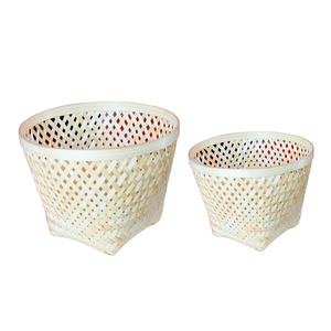 Cestas de almacenamiento de bambú de producto superior: soluciones elegantes y ecológicas que se exportan desde Vietnam - Product Image 1