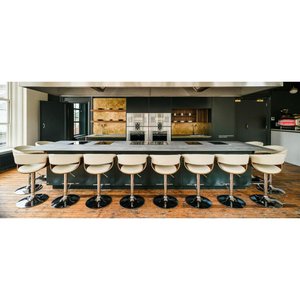 Plaque de quartz robuste en finition béton, design moderne, grande dalle pour cuisine et mur, durable et élégante - Product Image 4