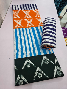 High Quality Nigerian African Wax Print and Ankara Cotton Fabric South <b>Africa</b> Vibrant Patterns Perfect for Fashion Clothing - Product Image 5