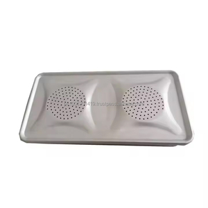 Boîte de rangement pour instruments dentaires en acier inoxydable médical professionnel, avec couvercle, vente en gros, instruments chirurgicaux, stérilisation manuelle - Product Image 1