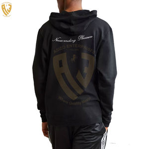 Sudadera con capucha bordada de gran tamaño para hombre transpirable 100% algodón bordado con capucha para hombre precio bajo calidad bordado sudaderas con capucha para hombre - Product Image 3