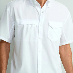 Custom Logo Shirt Manufacturer Short Sleeve Mens <b>Summer</b> Breathable Shirt Fishing Short Sleeve Shirts for Men - Product Image 6