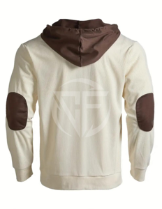 เสื้อมีฮู้ดแฟชั่นแนวสตรีทสำหรับผู้ชายผ้าฝ้ายเนื้อนุ่มใส่สบายทรงหลวมคุณภาพสูงมีกระเป๋าใส่ในฤดูหนาวคอเสื้อมีฮู้ดพิมพ์ลายสีพื้น - Product Image 2