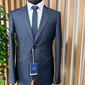 Costume d'élite pour hommes en tissu viscose et polyester sur mesure, meilleure vente, dernier design, costume de marié et d'affaires pour hommes - Product Image 1