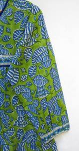 คอลเลกชัน2023ชุด Maxi Kaftan ชุดยาวย้อมผ้าเรยอนผ้าครึ่งแขนเสื้อทรงหลวมผ้า100% ด้านข้างผ้าฝ้ายธรรมชาติ - Product Image 4