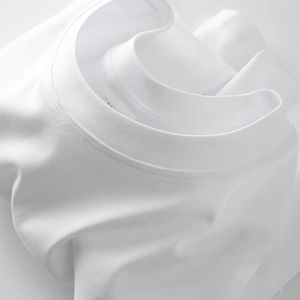 T-shirts en gros en vrac t-shirts de couleur unie pour hommes et femmes confort respirant coton mélangé fournisseur de tissus - Product Image 6