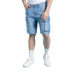 Shorts en jean pour hommes avec logo personnalisé, 100% coton, décontractés, écologiques, de haute qualité, fabricant professionnel, vente chaude - Product Image 1