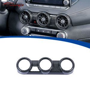 Cubiertas Decorativas para Rejillas de Ventilación de Aire Acondicionado Delanteras, Estilo Fibra de Carbono ABS, para <span class=keywords><strong>Nissan</strong></span> Sunny Sylphy Sentra S Sv B18 2020-2023 - Product Image 1