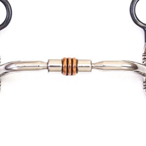 Brocas punteadas plateadas occidentales de Carreras de Caballos de entrenamiento de acero inoxidable personalizadas al por mayor/Brocas punteadas plateadas de equitación de la mejor calidad - Product Image 3